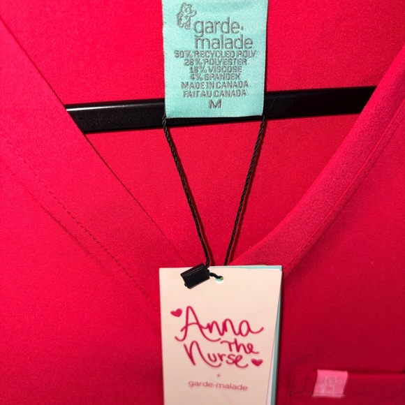 Pink scrub Women's Top - Picture 3 of 3